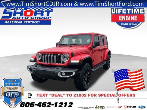 Used 2025 Jeep Wrangler Sahara 4xe image 1