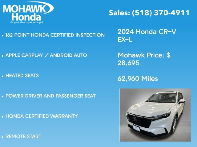 Certified 2024 Honda CR-V EX-L image 16