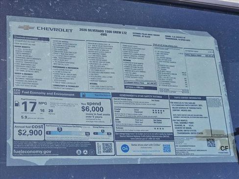 New 2026 Chevrolet Silverado 1500 LTZ AWD/4WD image 18
