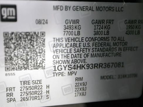 Used 2024 Cadillac Escalade V w/ LPO, ONYX Package AWD/4WD image 57