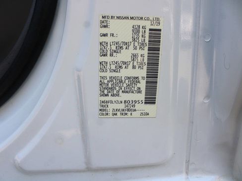 Used 2020 Nissan NV 2500 SV RWD image 34