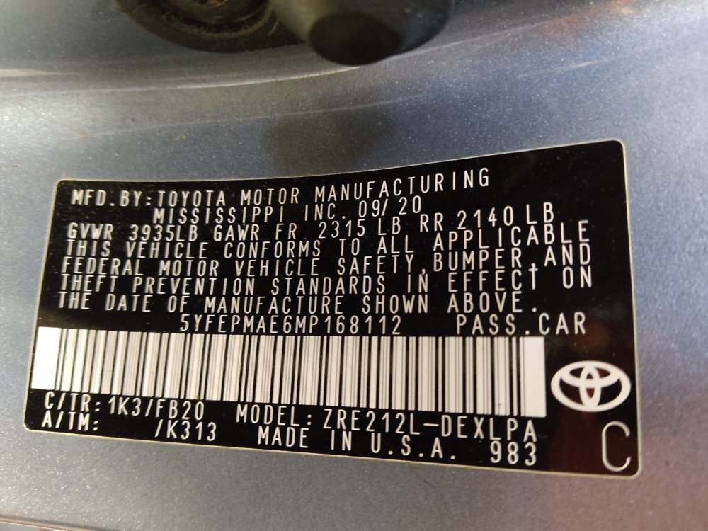 Used 2021 Toyota Corolla LE w/ Carpet Mat Package (TMS) FWD image 33