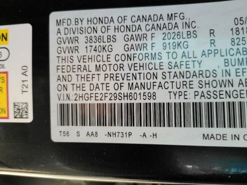 Used 2025 Honda Civic LX image 47