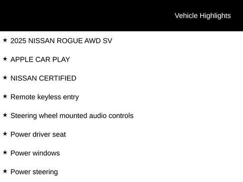 Certified 2025 Nissan Rogue SV AWD/4WD image 6