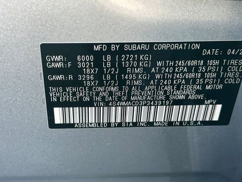 Used 2023 Subaru Ascent Premium AWD/4WD image 36