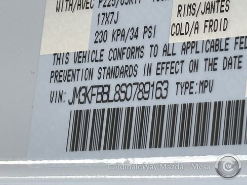 New 2025 MAZDA CX-5 AWD 2.5 S w/ Select Package image 22