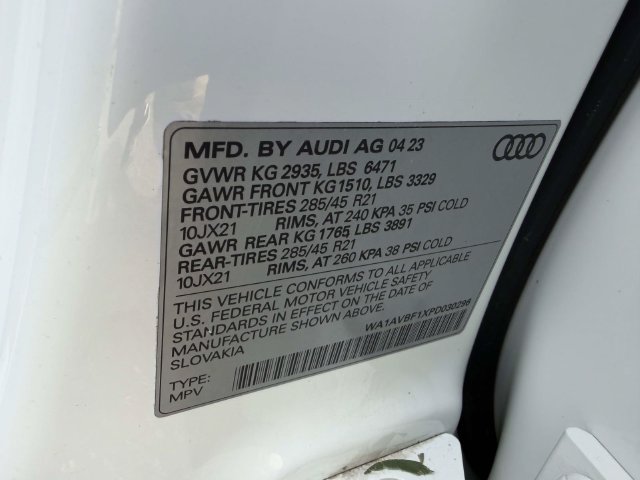Certified 2023 Audi Q8 Premium w/ Convenience Package AWD/4WD image 22