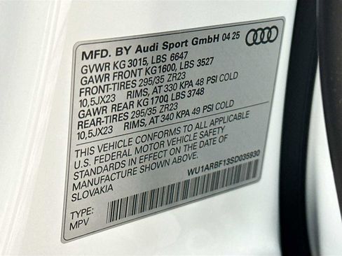 New 2025 Audi RS Q8 performance image 31