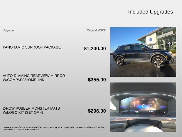 Used 2023 Volkswagen Tiguan SE w/ Panoramic Sunroof Package AWD/4WD image 4