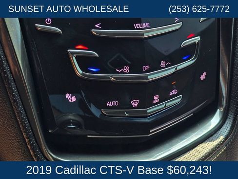 Used 2019 Cadillac CTS V w/ Carbon Fiber Package RWD image 36