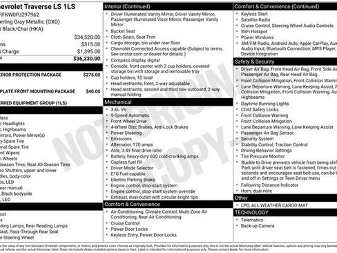 Used 2023 Chevrolet Traverse LS image 2