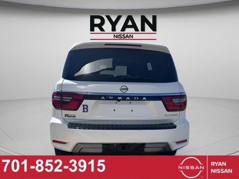 Certified 2022 Nissan Armada Platinum w/ Captain's Chairs Package AWD/4WD image 2