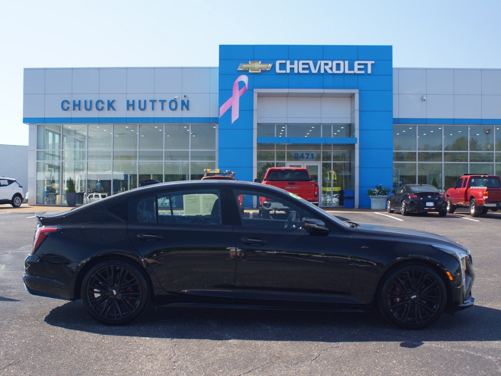 Used 2025 Cadillac CT5 V w/ LPO, ONYX Package RWD image 1