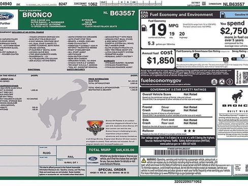 Used 2022 Ford Bronco Outer Banks image 3