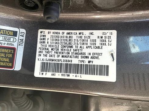 Used 2015 Honda CR-V LX image 9