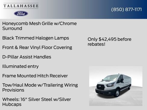 New 2024 Ford Transit 350 148 Low Roof w/ Exterior Upgrade Package image 36