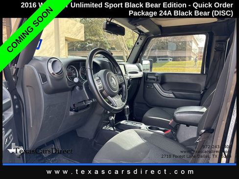 Used 2016 Jeep Wrangler Unlimited Black Bear image 6