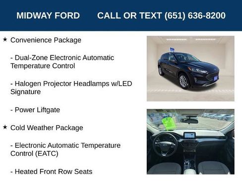Certified 2022 Ford Escape SE w/ Convenience Package AWD/4WD image 12