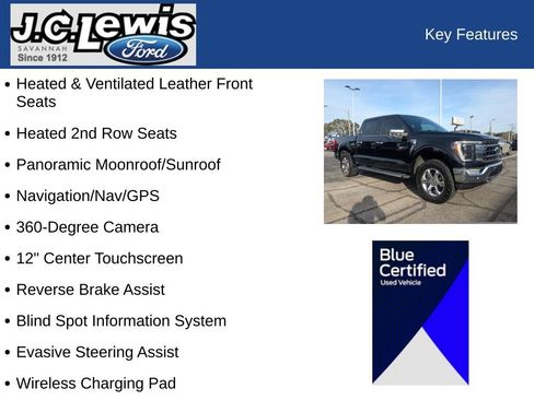 Certified 2023 Ford F150 Lariat w/ Equipment Group 502A High image 32