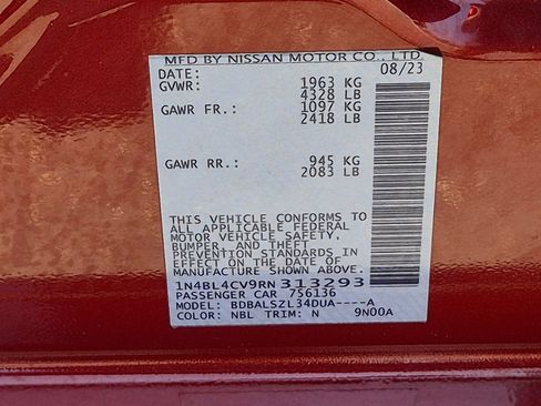 Certified 2024 Nissan Altima 2.5 SR FWD image 31