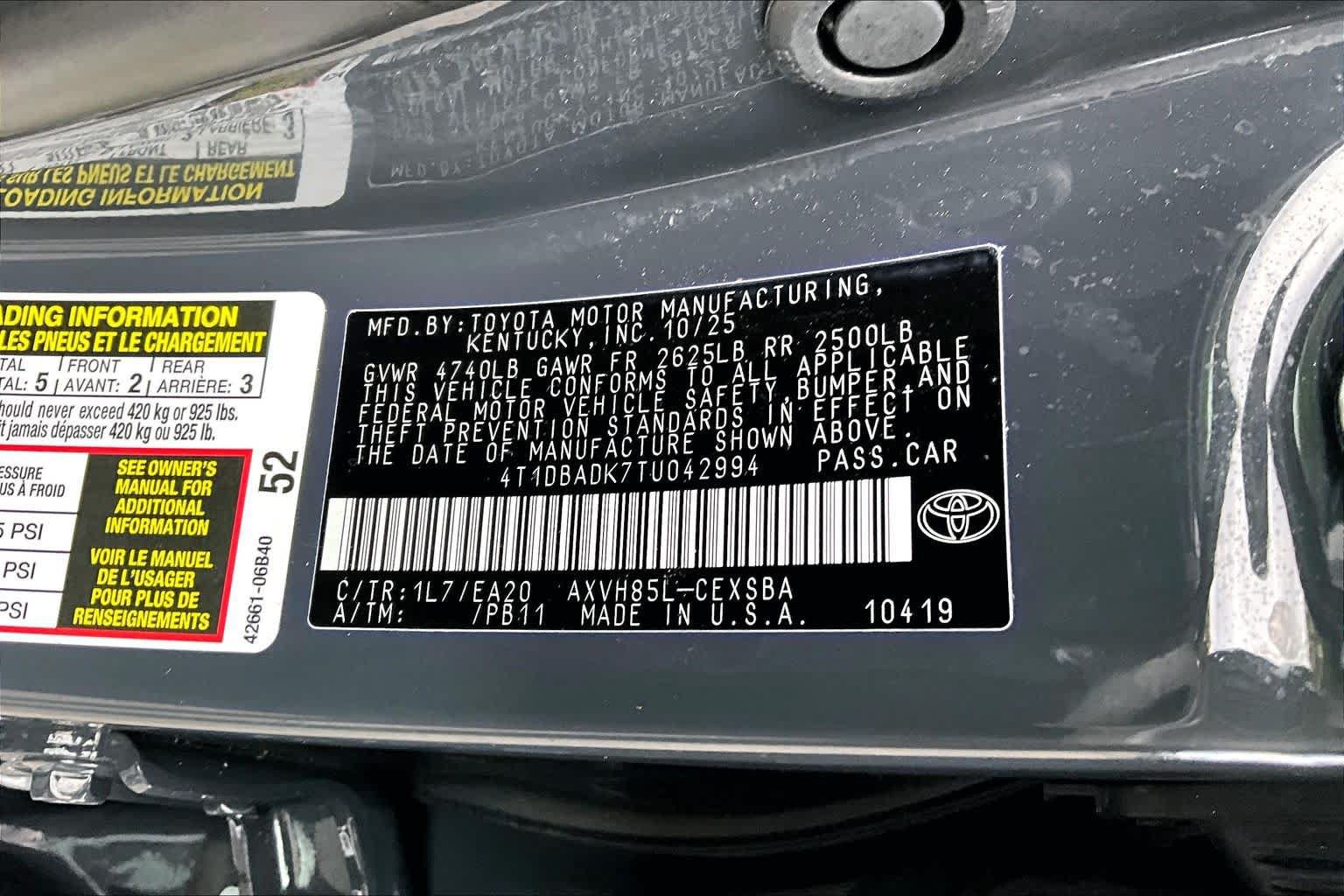 Used 2026 Toyota Camry SE AWD/4WD image 33