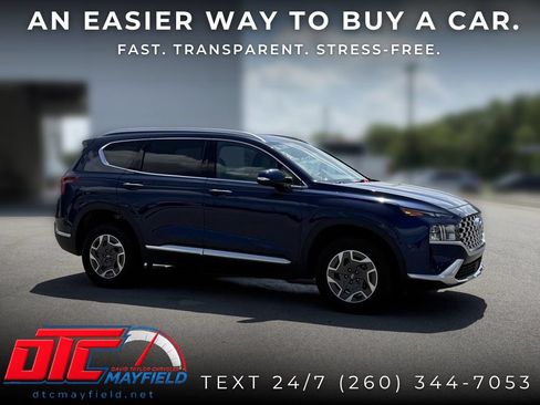 Used 2023 Hyundai Santa Fe Blue AWD/4WD image 1