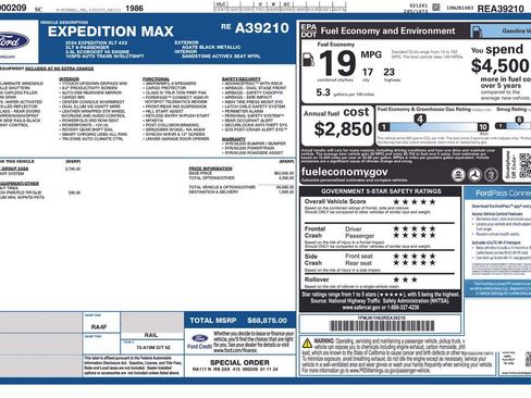 Used 2024 Ford Expedition Max XLT RWD image 59