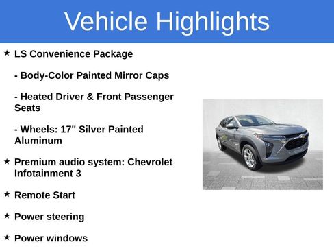 Used 2024 Chevrolet Trax LS w/ LS Convenience Package FWD image 4