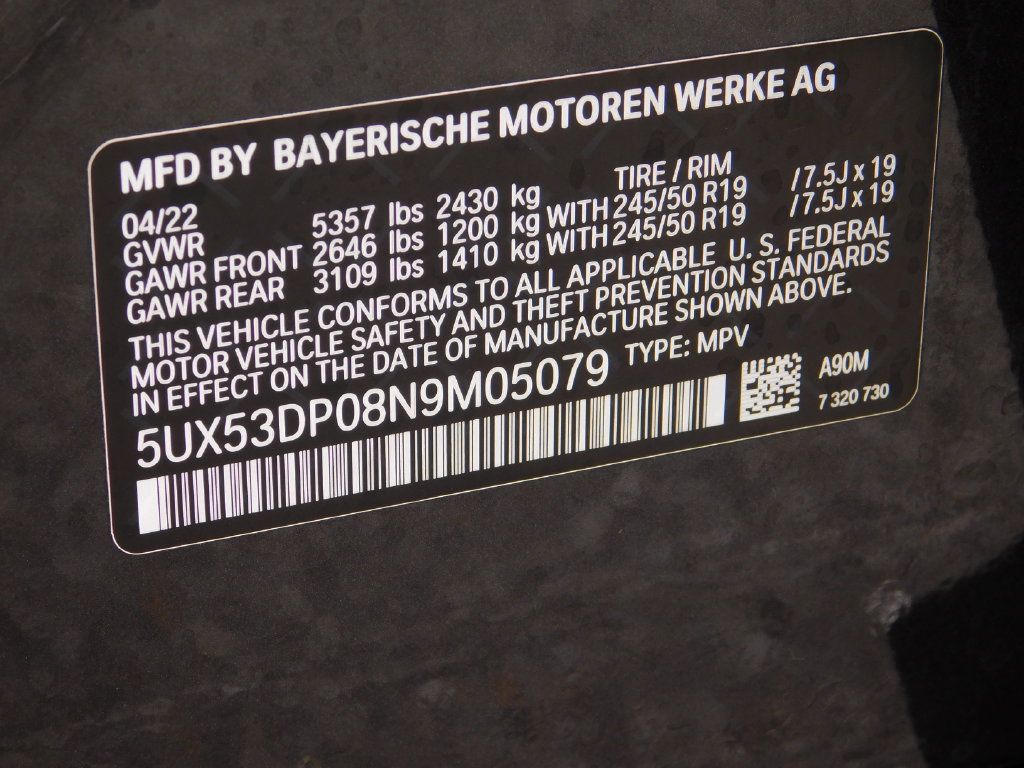 Used 2022 BMW X3 xDrive30i w/ M Sport Package 2 AWD/4WD image 30