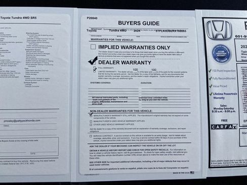 Used 2024 Toyota Tundra SR5 w/ SR5 Convenience Package image 5