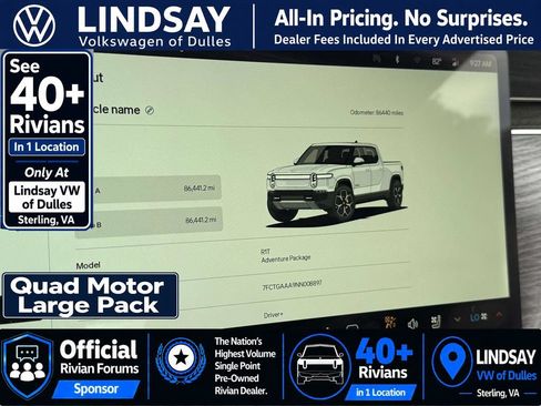 Used 2022 Rivian R1T Adventure AWD/4WD image 25