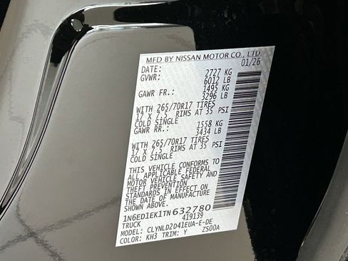 New 2026 Nissan Frontier PRO-4X image 35