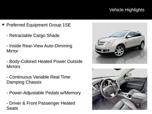 Used 2012 Cadillac SRX Premium w/ LPO, Protection Package AWD/4WD image 16