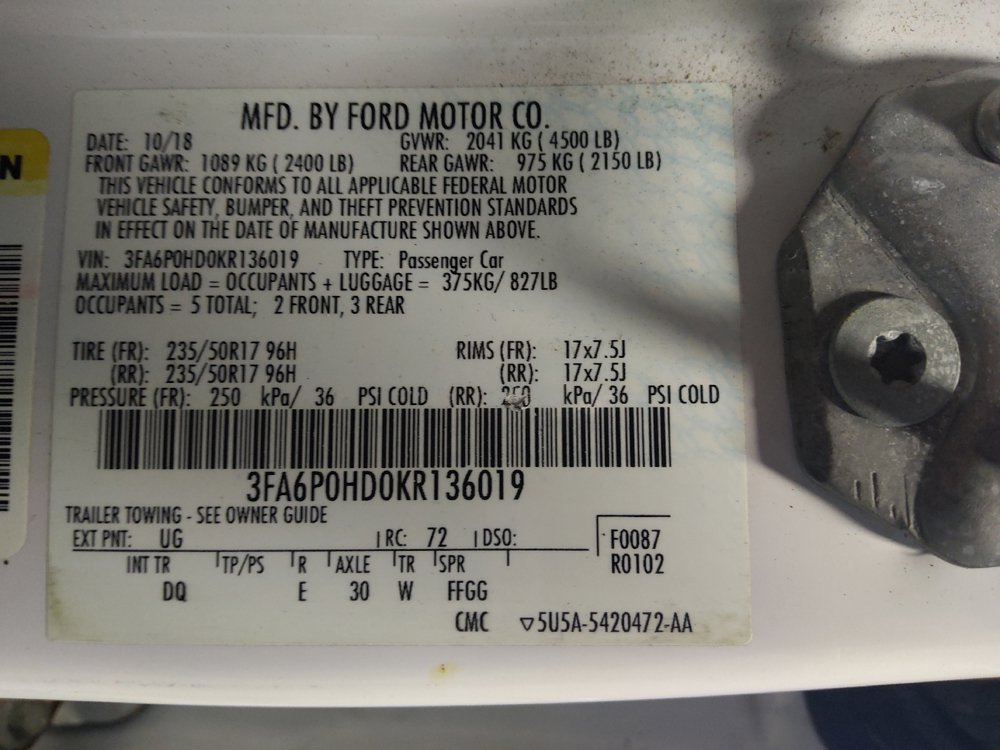 Used 2019 Ford Fusion SE FWD image 33