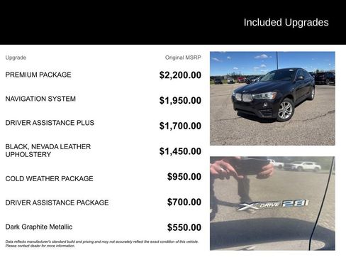 Used 2016 BMW X4 xDrive28i AWD/4WD image 6
