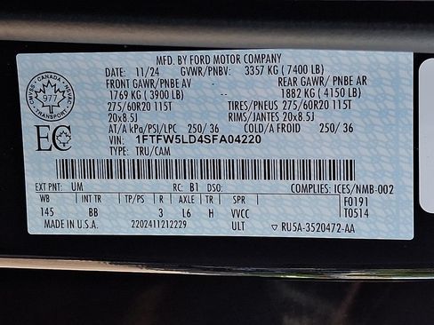 Used 2025 Ford F150 Lariat AWD/4WD image 29