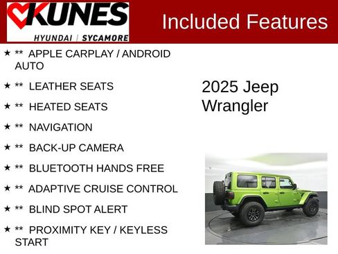 Used 2025 Jeep Wrangler Unlimited Rubicon AWD/4WD image 2
