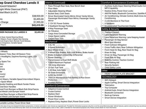 Used 2026 Jeep Grand Cherokee Laredo X RWD image 23