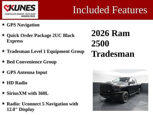 New 2026 RAM 2500 Tradesman AWD/4WD image 3