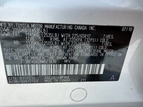 Used 2010 Toyota RAV4 4WD image 11