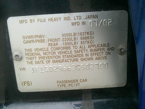 Used 2003 Subaru Impreza WRX WRX image 19