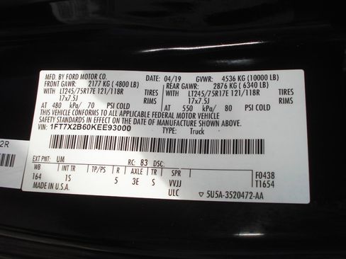 Used 2019 Ford F250 XL w/ XL Value Package AWD/4WD image 26