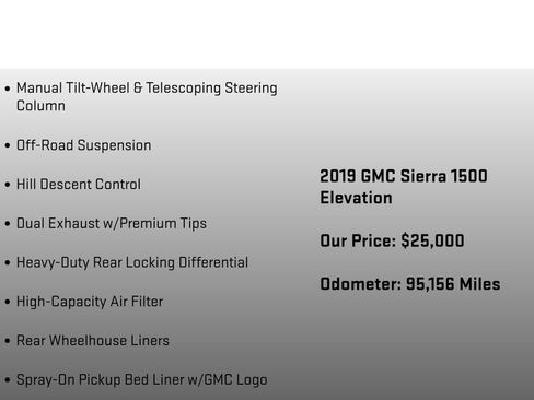Used 2019 GMC Sierra 1500 Elevation AWD/4WD image 36