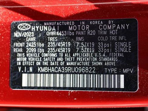 Certified 2024 Hyundai Kona N Line AWD/4WD image 16