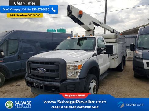 Used 2013 Ford F450 XL w/ Snow Plow Prep Pkg RWD image 1