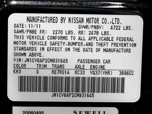 Used 2012 INFINITI G37 Journey w/ Premium Pkg image 69