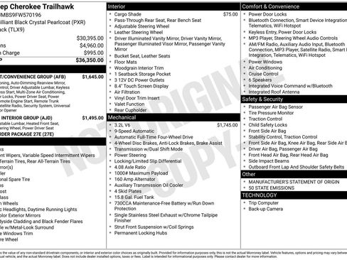 Used 2015 Jeep Cherokee Trailhawk w/ Comfort/Convenience Group image 39