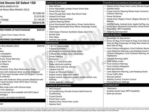 Used 2021 Buick Encore GX Select image 4