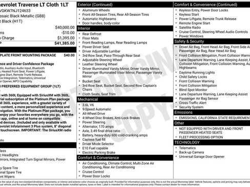 Used 2022 Chevrolet Traverse LT image 4
