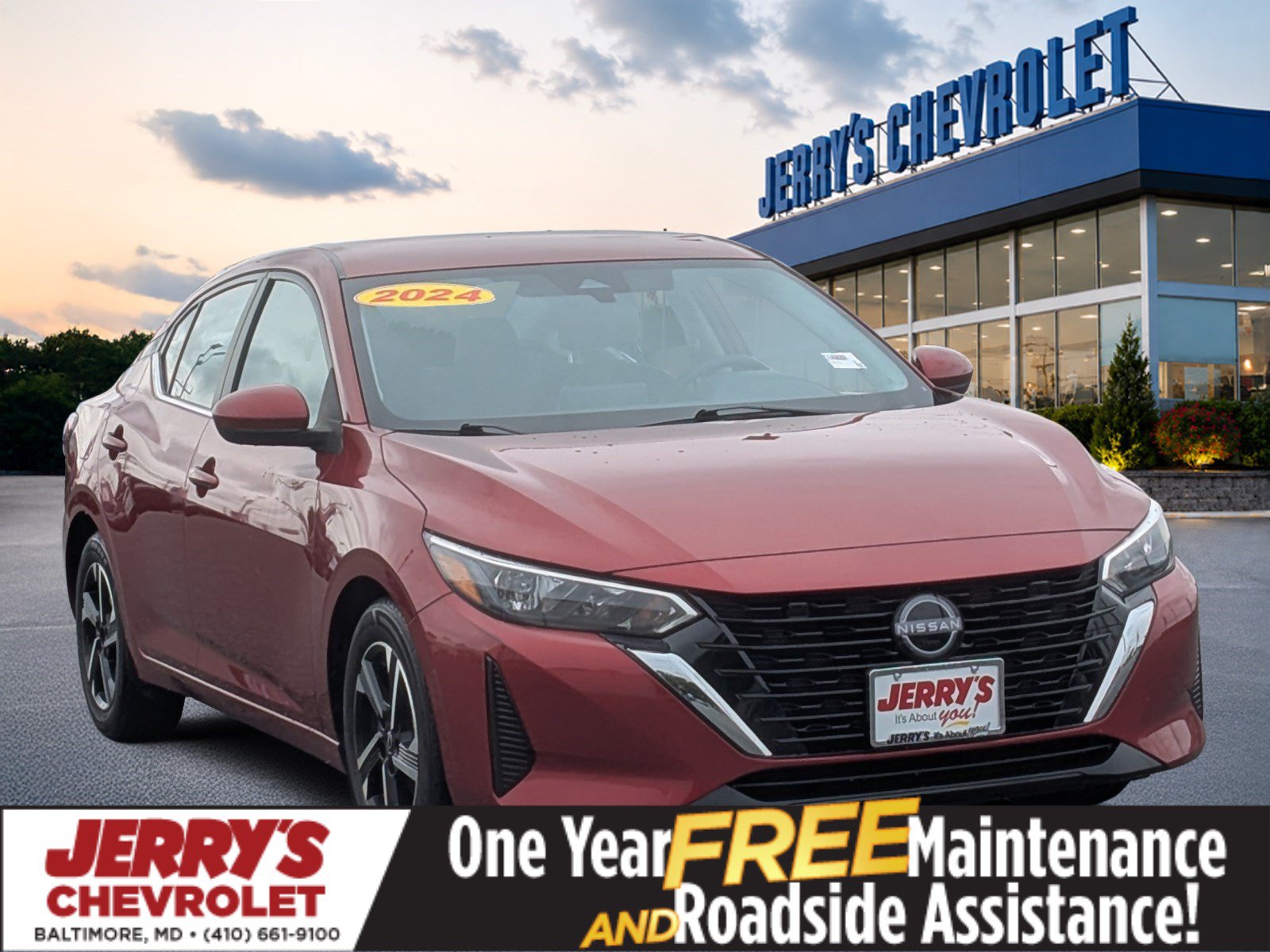 Used 2024 Nissan Sentra SV FWD image 1